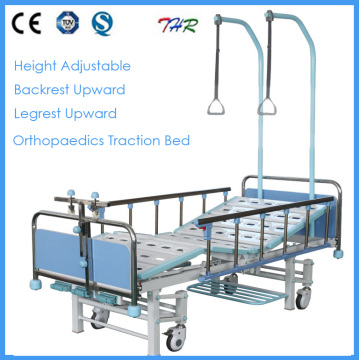 Cama ortopédica manual médica de 3 crank (THR-TB004)